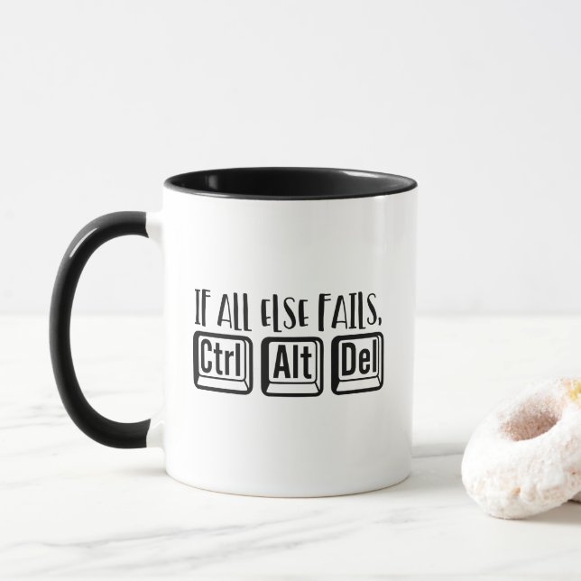 Taza Cita de trabajo divertida de la oficina del equipo (Con donut)
