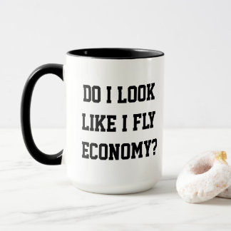 Taza Cita de viajero de economía divertido ¿Parece que 