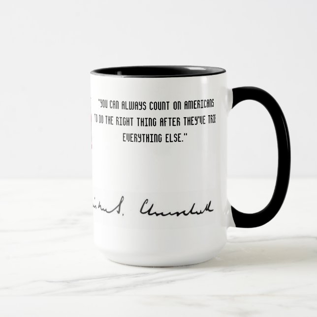 TAZA CITA DE WINSTON CHURCHILL (Derecha)