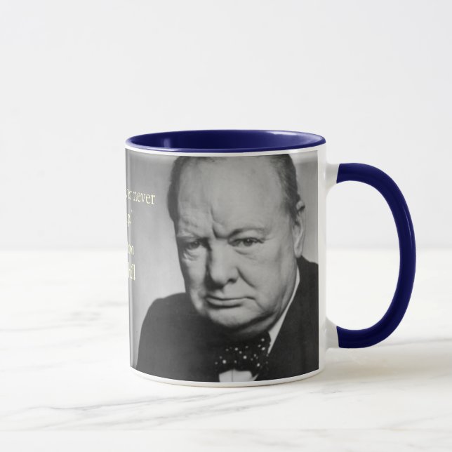 Taza cita del churchill (Derecha)