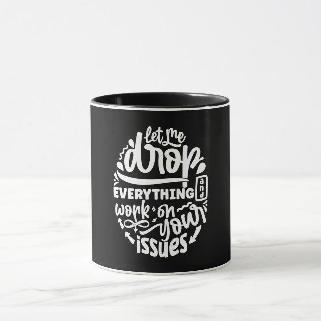 Taza Cita divertida de Office (Centro)