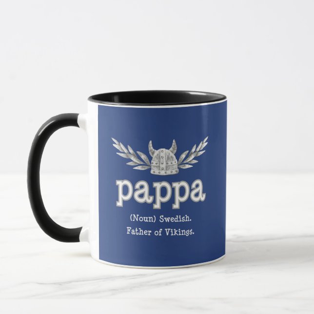 Taza Cita divertida de Pappa sueca (papá): Padre de los (Izquierda)