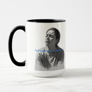 Taza Cita Divertida de Terapia-Mi Terapeuta Dice Que So