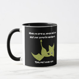 Taza Cita divertida favorita de dinosaurios Pterodactyl