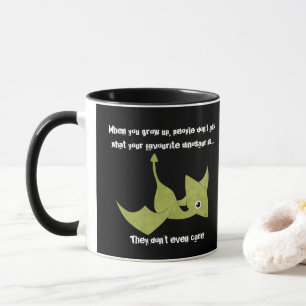 Taza Cita divertida favorita de dinosaurios Pterodactyl