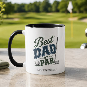 Taza Cita Divertida Mejor Papá por Par Golf Café