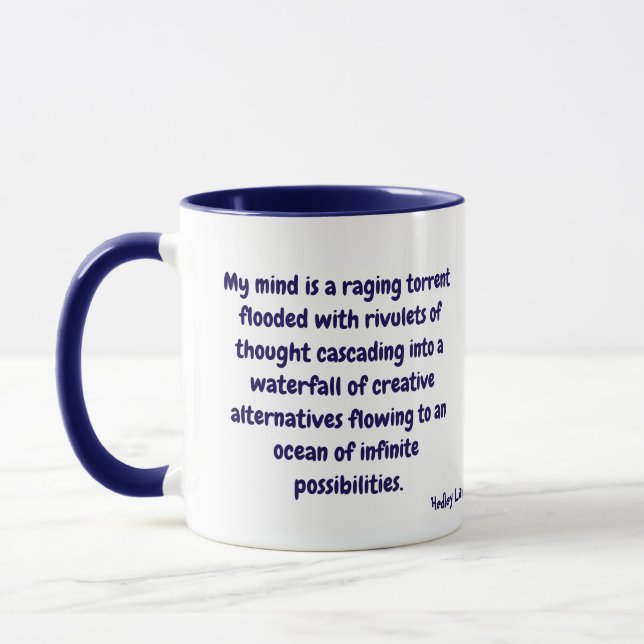 Taza Cita divertida para My Mind Mug (Izquierda)