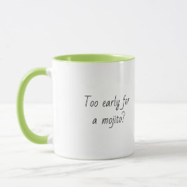 Taza Cita divertida regalo de moda café Mug Mojito verd