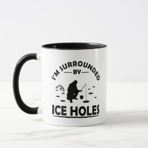 Taza Cita divertida sobre la pesca en el hielo