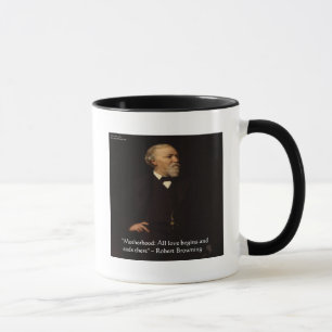 Taza Cita famosa de Robert Browning sobre la maternidad