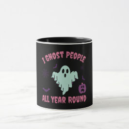Taza Cita fantasma divertida Halloween