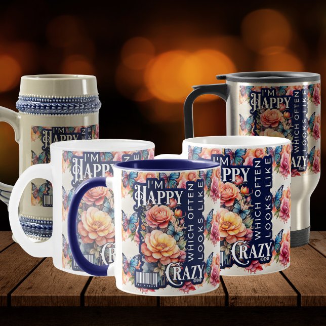 Taza Cita feliz divertida por toda la impresión (Subido por el creador)