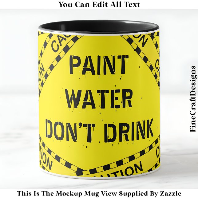 Taza Cita Graciosa De Paint Water Para Artistas Crafter (Subido por el creador)