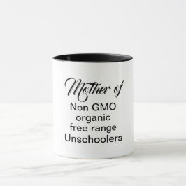 Taza Cita graciosa para mamá que no va a la escuela