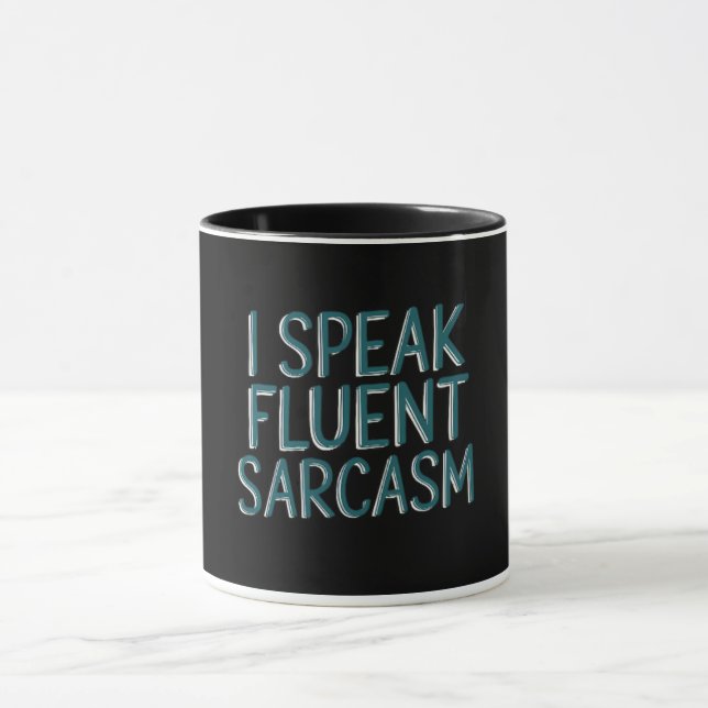 Taza Cita Hablo Sarcasmo fluido (Centro)