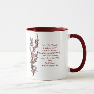 Taza Cita Inspiradora de Just For Today