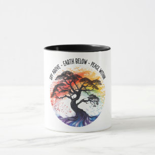 Taza Cita inspiradora de yoga/decir