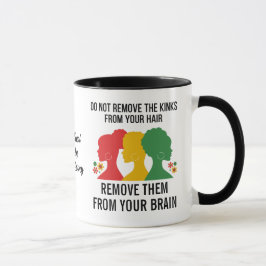 Taza Cita Inspiradora del PELO NEGRO AFRO