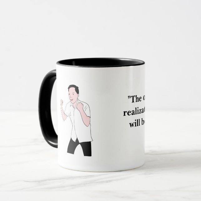 Taza Cita Inspiradora negrita (Anverso izquierdo)