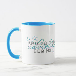 Taza Cita Inspiradora "Y así empieza la aventura"
