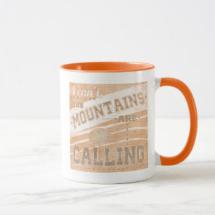 Taza Cita Las Montañas Llaman