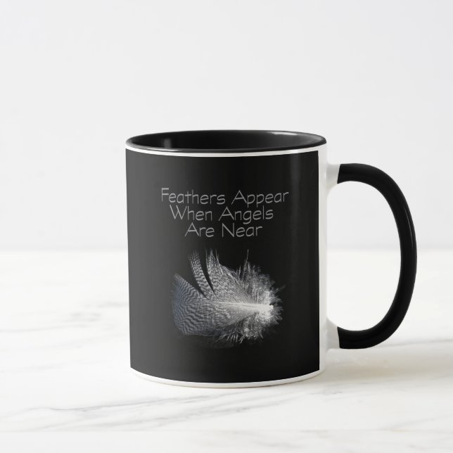 Taza Cita motivacional de Angel Feather (Derecha)