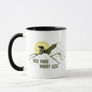 Taza Cita Motivacional de Ciclismo de Montaña - Ciclism