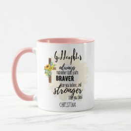 Taza Cita motivacional de GODDAUGHTER para adolescentes