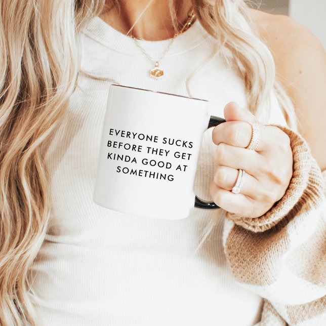 Taza Cita motivacional divertida (Subido por el creador)