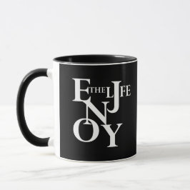 Taza Cita motivadora sobre la vida