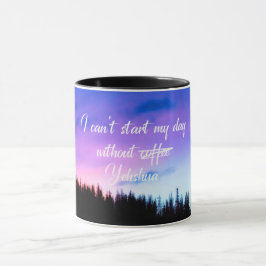 Taza Cita No puedo empezar mi día sin Yehshua
