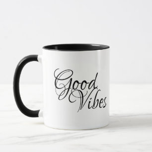 Taza Cita positiva sobre las buenas vibraciones espirit
