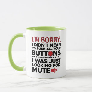 Taza Cita sarcástica no significaba presionar tus boton
