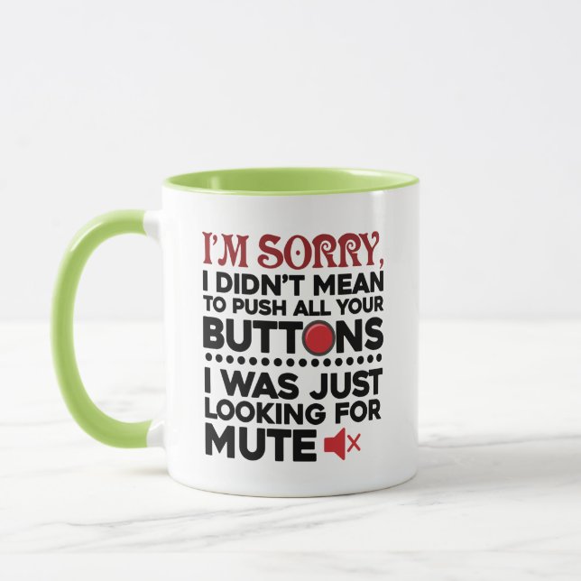 Taza Cita sarcástica no significaba presionar tus boton (Izquierda)