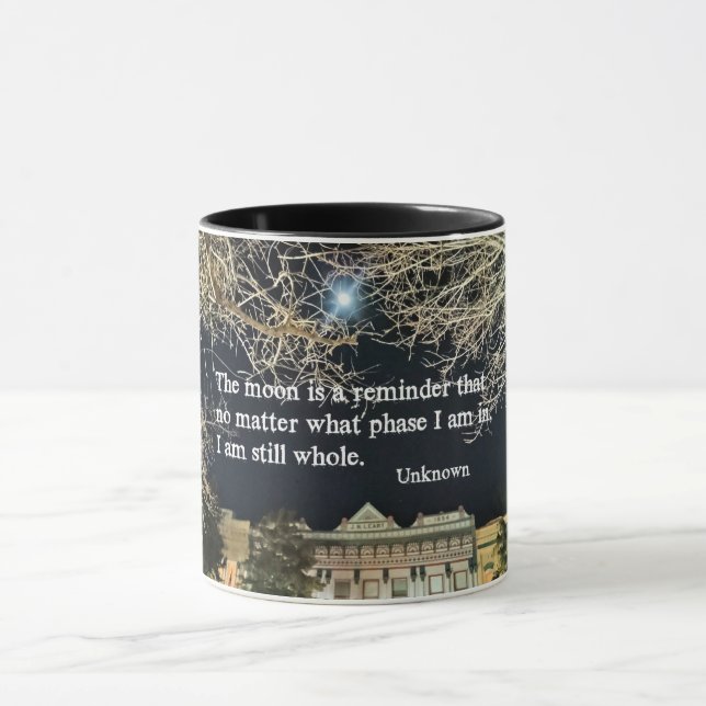 Taza Cita sobre la autoestima. (Centro)