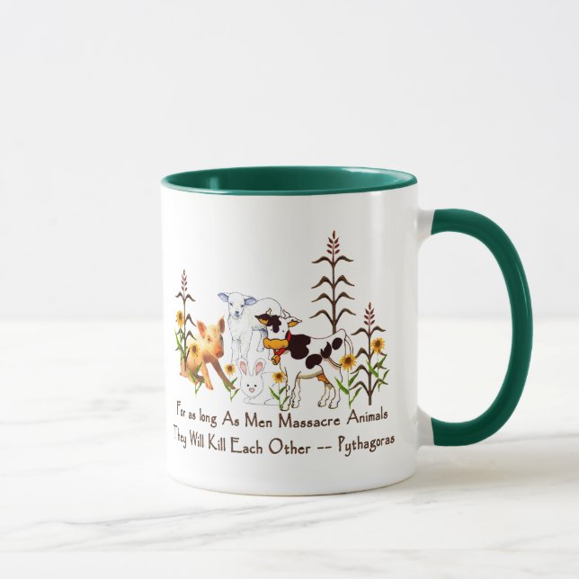 Taza Cita vegetariana de Pitágoras (Derecha)