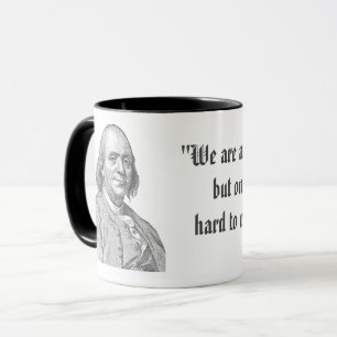 Taza Citación de Benjamin Franklin