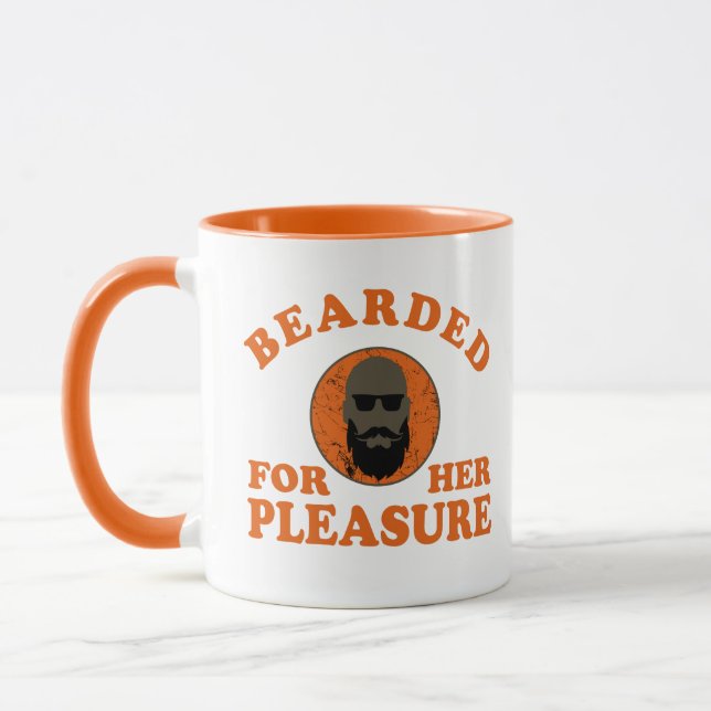Taza Citas con barba divertidas barbas diciendo regalos (Izquierda)