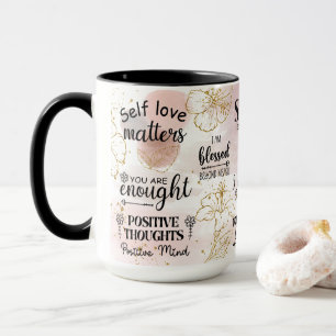 Taza Citas de amor propio inspirador