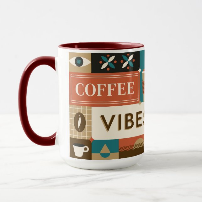 Taza Citas de café coloridas (Izquierda)