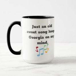Taza Citas de canciones dulces de Georgia