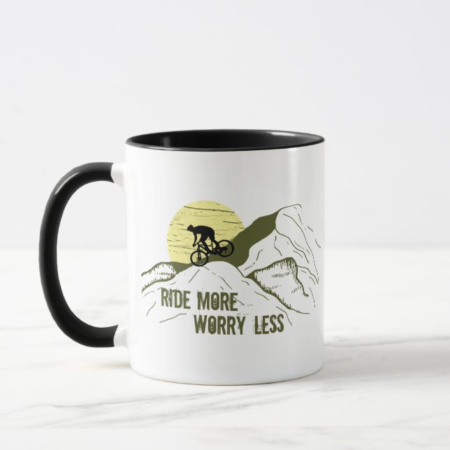 Taza Citas de ciclismo motivacionales (Izquierda)