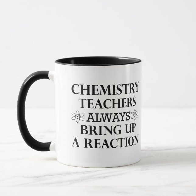 Taza Citas divertidas sobre el profesor de química (Izquierda)