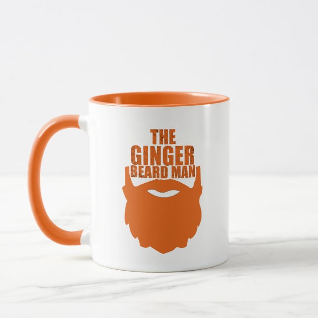 Taza Citas graciosas con barba de jengibre barba hombre (Izquierda)