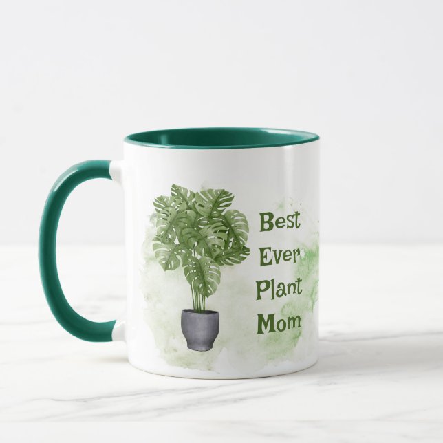 Taza Cito de mamá de la planta divertida (Izquierda)