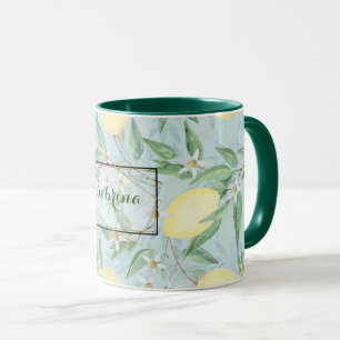 Taza Cítrico amarillo limón fresco