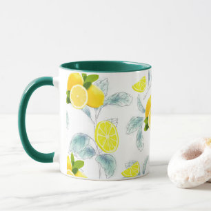 Taza Cítricos TROPICAL SUMMER FRUTA Naranja Lemon Slice