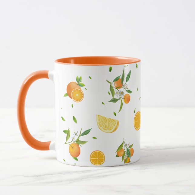 Taza Cítricos Tropicales SUMMER Naranja Lemon Slice (Izquierda)