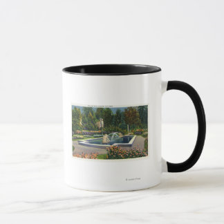 Taza City Park Rosa italiano vista al jardín
