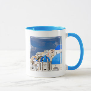 Taza Cityscape de Santorini, Grecia
